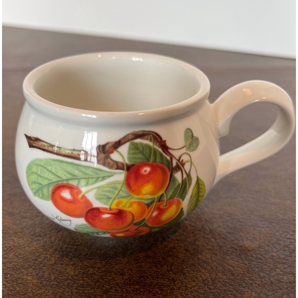 Portmeirion Pomona Footed Cup - The Romantic Breakfast Cup